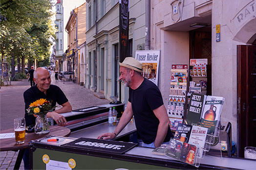 Friedrichshagener Bier in der Bölschestraße